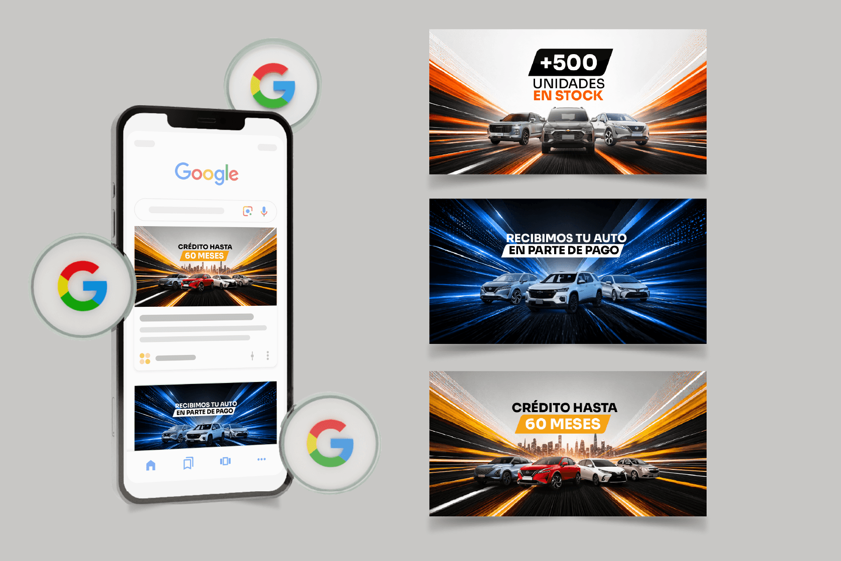 Google Ads — Stock & Crédito — Kovacs usados